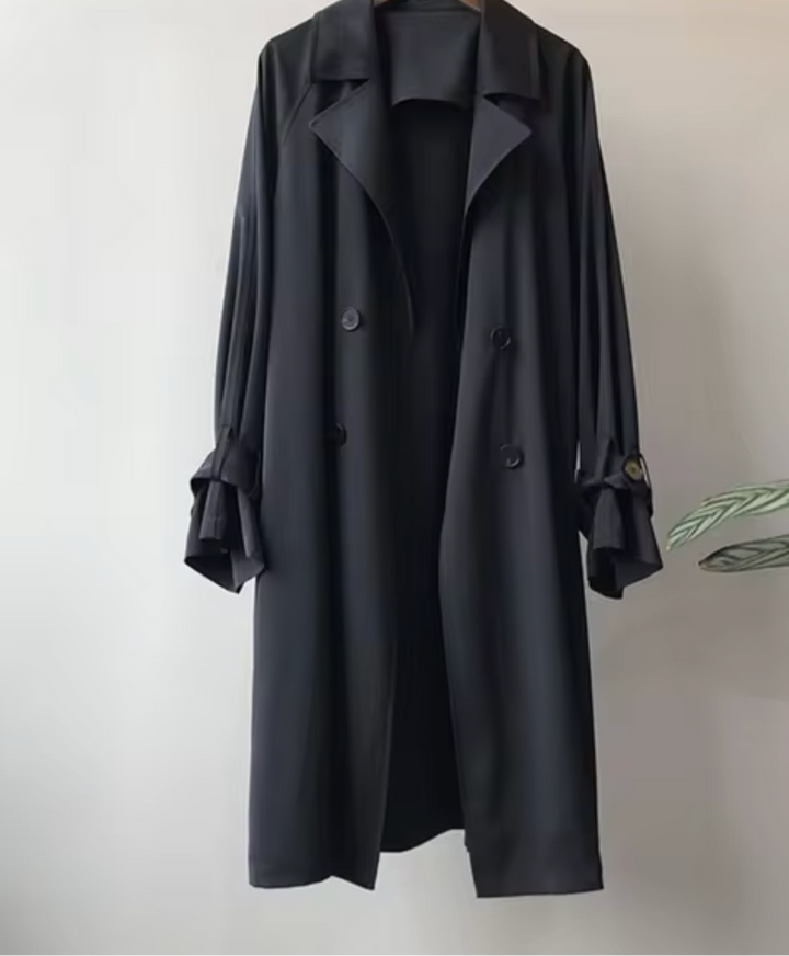 Drune | Übergangstrenchcoat für Damen - Wasserabweisend, Doppelreiher