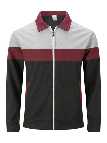 Drune | Herren Cardigan mit Waffelmuster