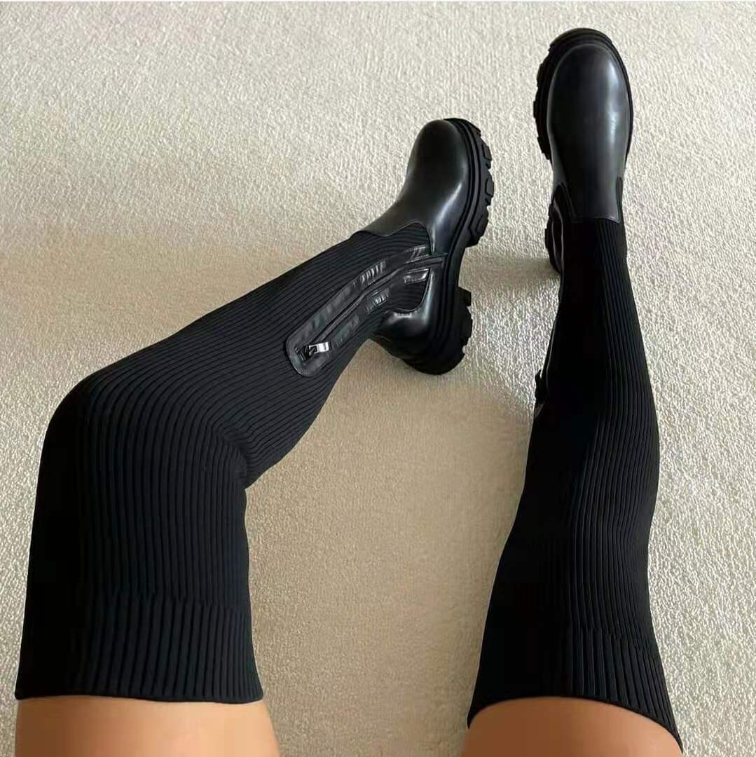 Drune | Modische Overknee-Stiefel für Frauen