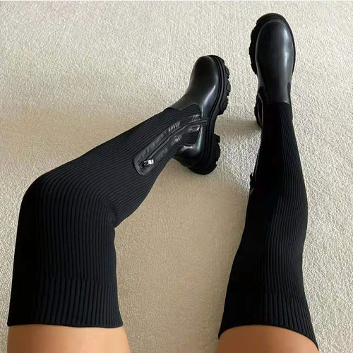 Drune | Modische Overknee-Stiefel für Frauen