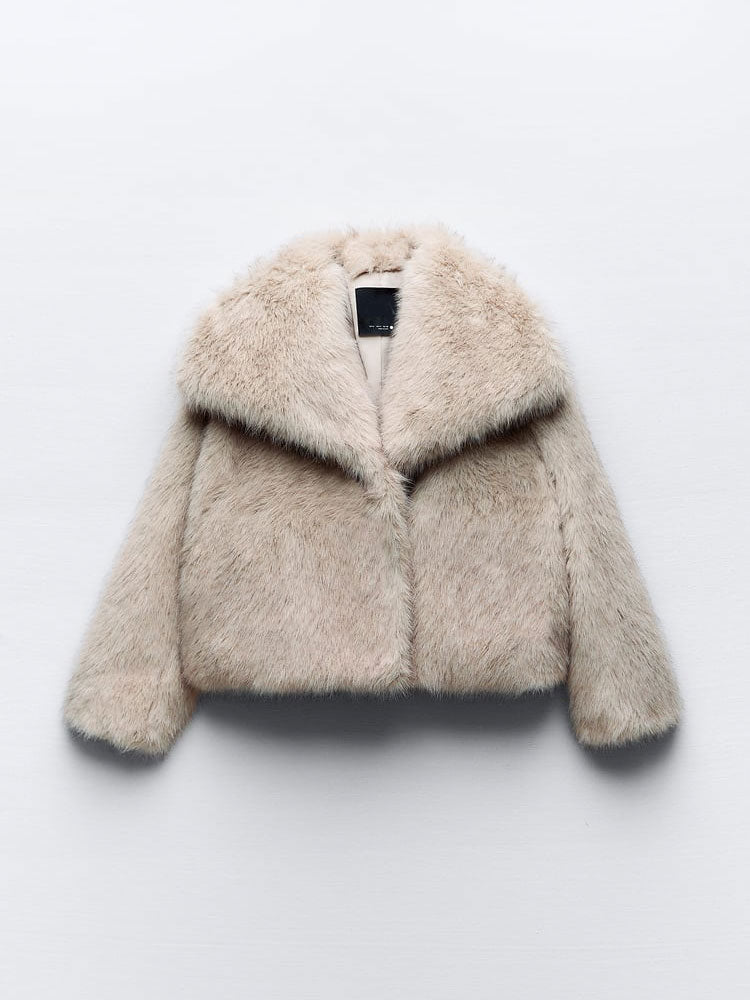 Drune | Warme Pelzjacke für Damen in stilvollem Design