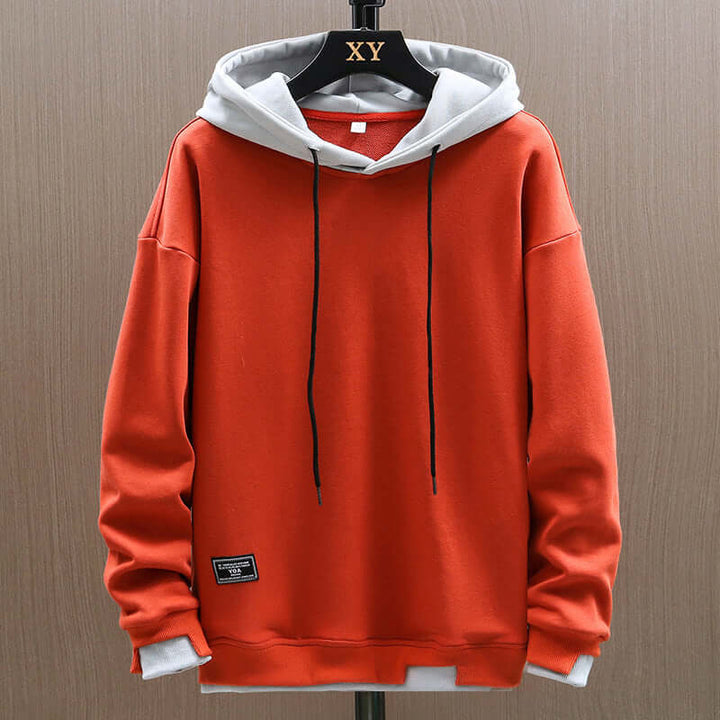 Drune | Herren Hoodie aus weichem Baumwollstoff für Frühling und Herbst