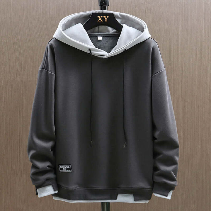 Drune | Herren Hoodie aus weichem Baumwollstoff für Frühling und Herbst