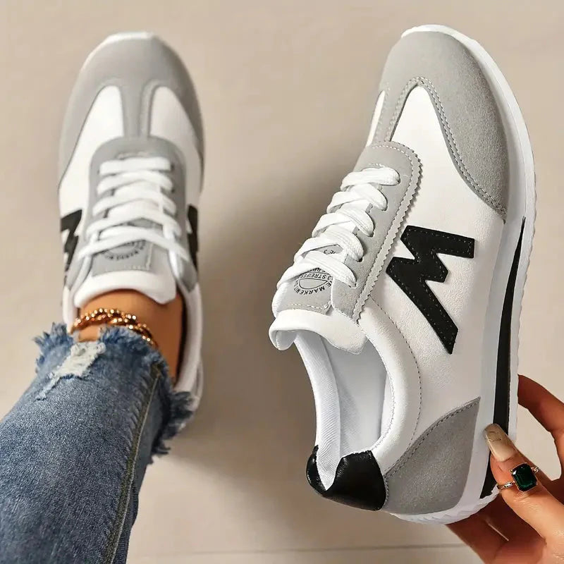 Drune | Lace Up Lage Top Damessneakers Wandelschoenen