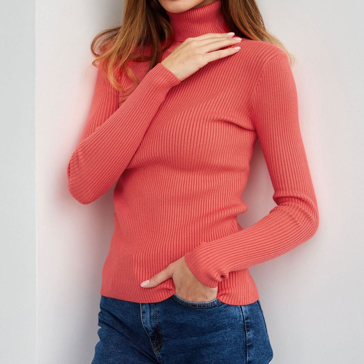 Drune | Weicher Rollkragenpullover - Winter Gemütlicher Hoher Kragen