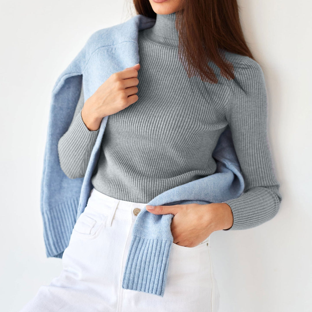 Drune | Weicher Rollkragenpullover - Winter Gemütlicher Hoher Kragen