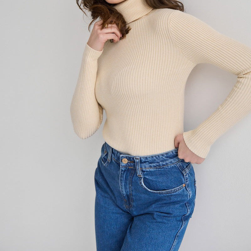 Drune | Weicher Rollkragenpullover - Winter Gemütlicher Hoher Kragen