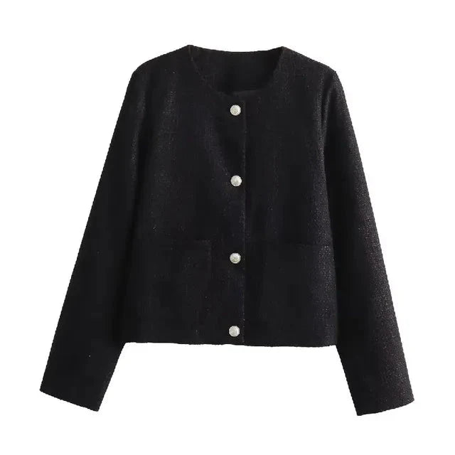 Drune | Jacke Knopfverschluss Herbst Blazer Jacke Damen Jacke