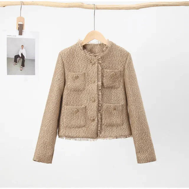 Drune | Jacke Knopfverschluss Herbst Blazer Jacke Damen Jacke
