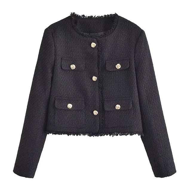 Drune | Jacke Knopfverschluss Herbst Blazer Jacke Damen Jacke