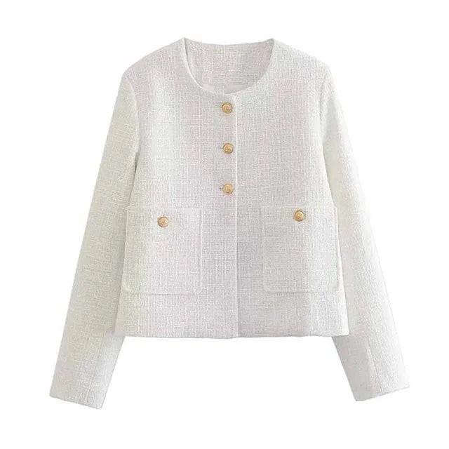 Drune | Jacke Knopfverschluss Herbst Blazer Jacke Damen Jacke