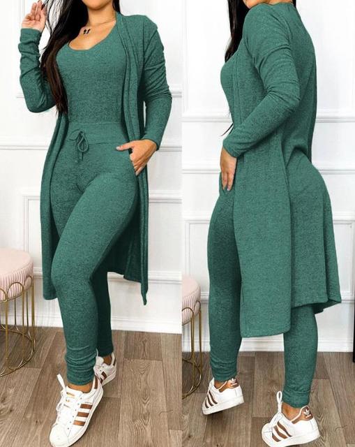 Drune | Skinny Jumpsuit und Jacke