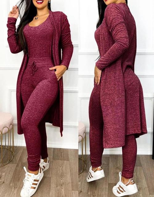 Drune | Skinny Jumpsuit und Jacke