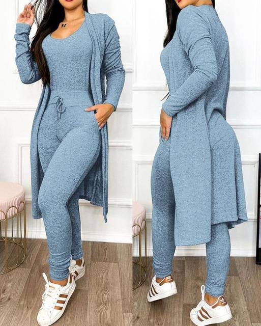 Drune | Skinny Jumpsuit und Jacke