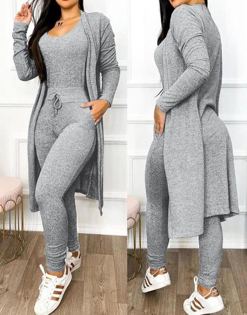 Drune | Skinny Jumpsuit und Jacke