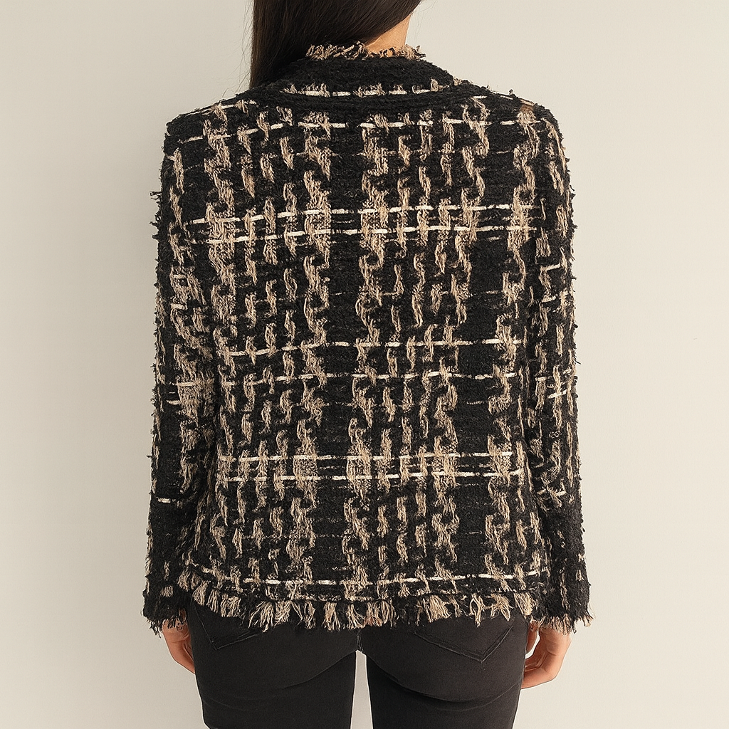 Drune | Casual Schwarzes und Braunes Blazer für Damen