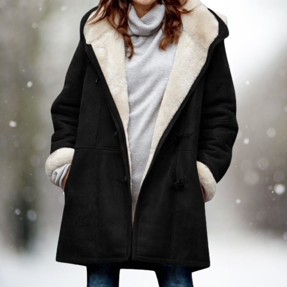 Drune | Fleece - Wildlederjacke