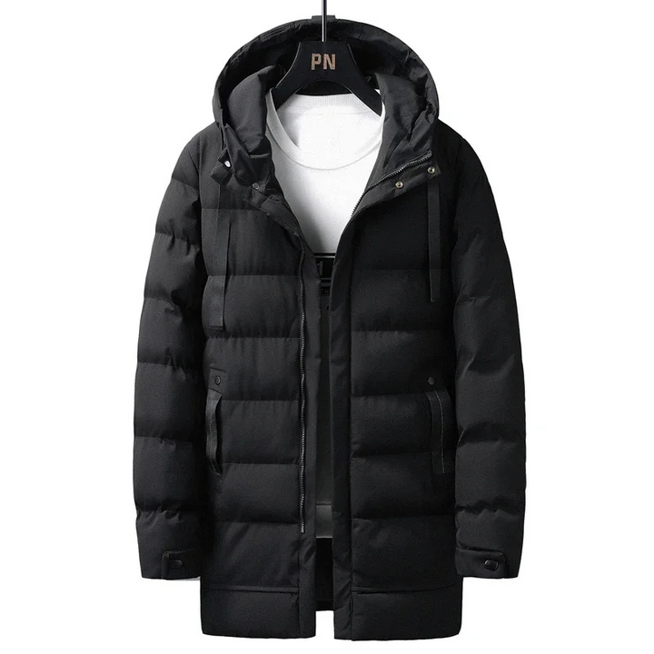 Drune | Herren Wintermantel lang Warm und winddicht für Outdoor-Aktivitäten