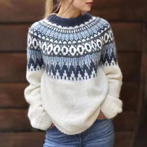 Drune | Pullover - Gemütlicher nordischer Strickpullover