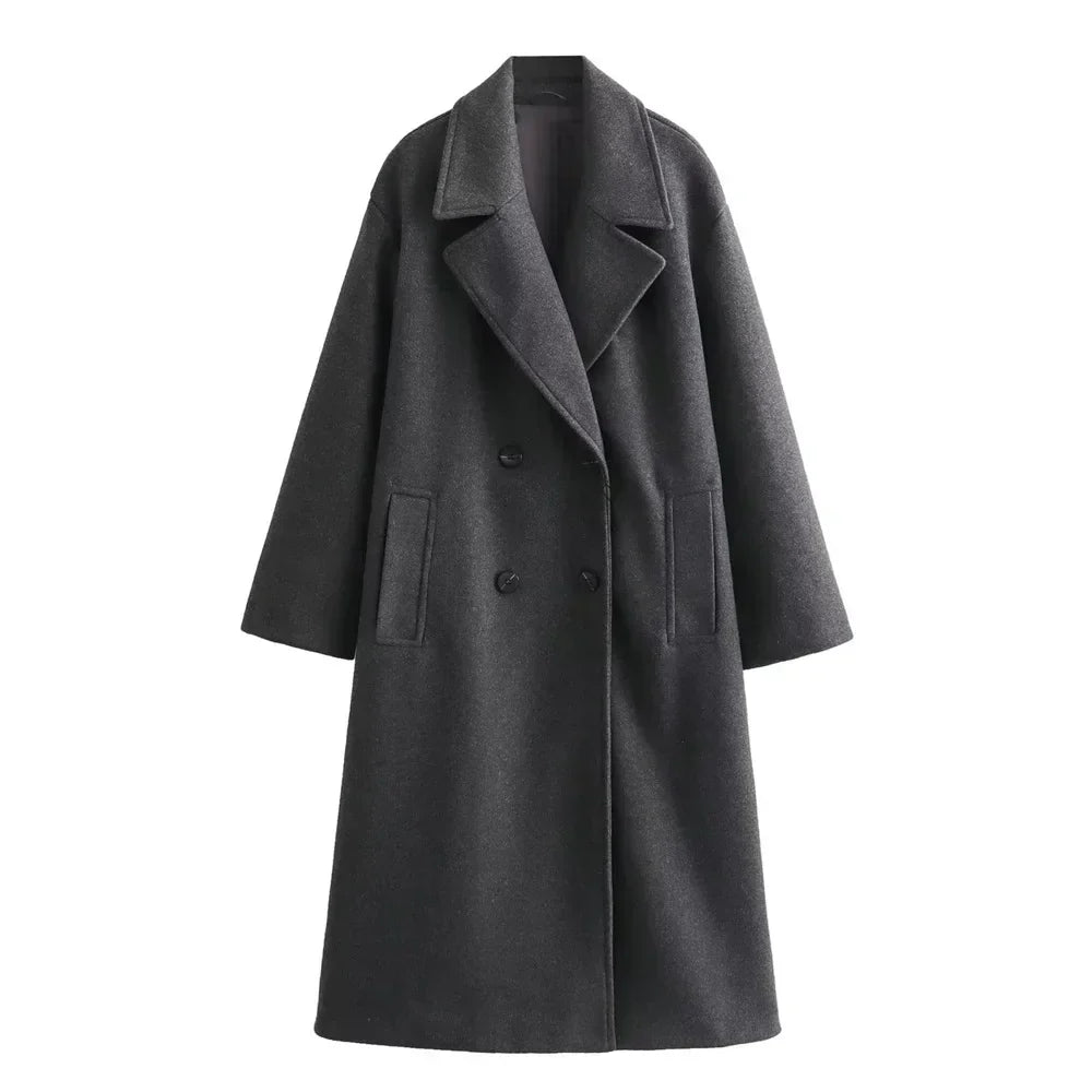 Drune | Stylische lange Jacke für Damen - Elegantes Design - Warmen Wintermantel