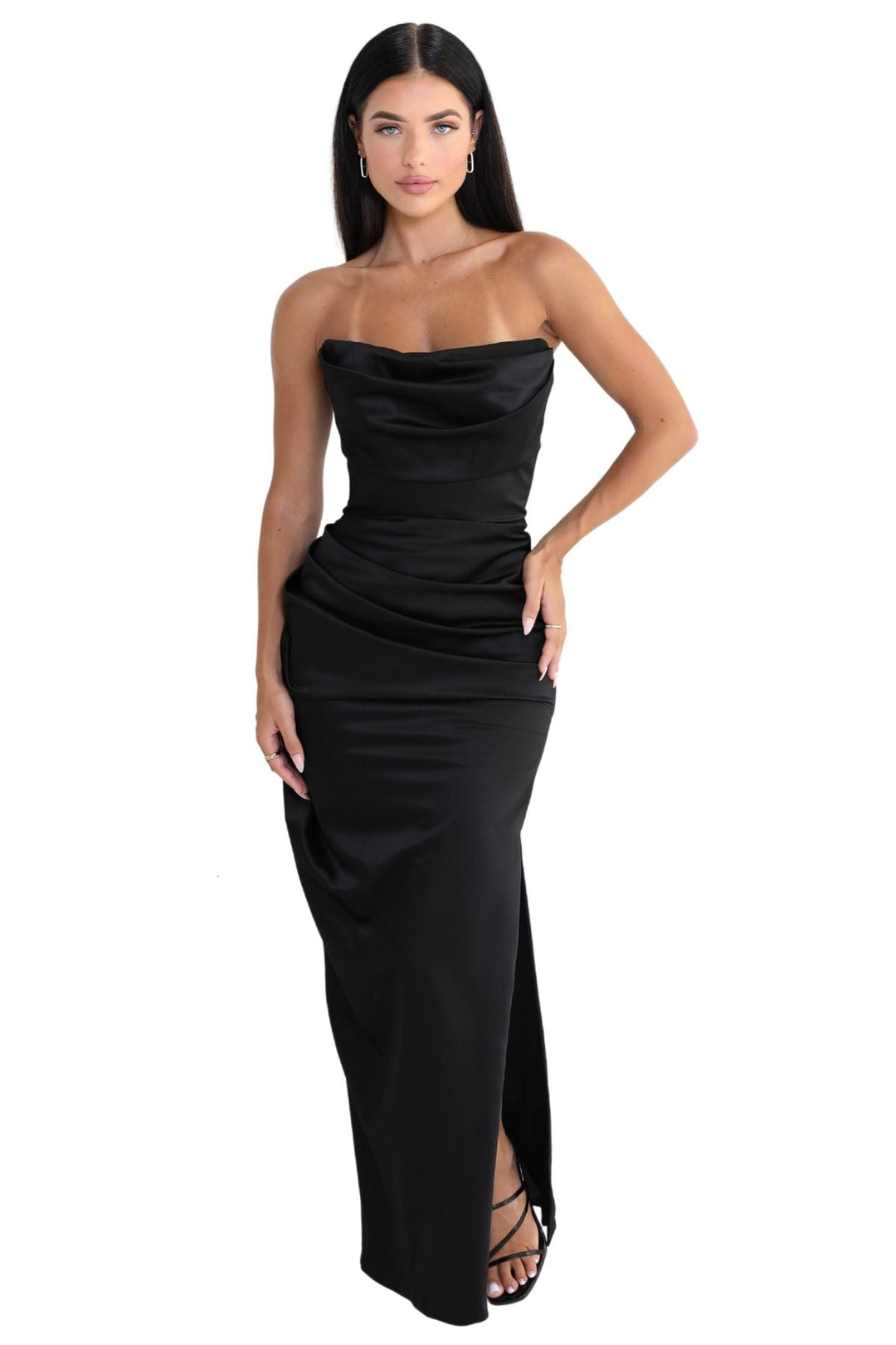 Drune | Elegantes Korsett Maxikleid Für Einen Femininen Look