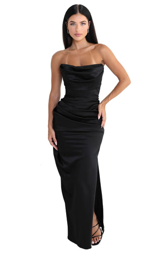 Drune | Elegantes Korsett Maxikleid Für Einen Femininen Look
