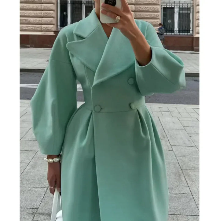Drune | Lange Jacke Klassischer Schnitt Zeitloser Stil
