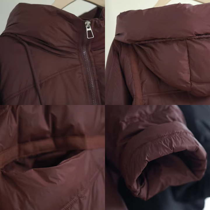 Drune | Übergrößen Frauen Winterjacke mit Kapuze