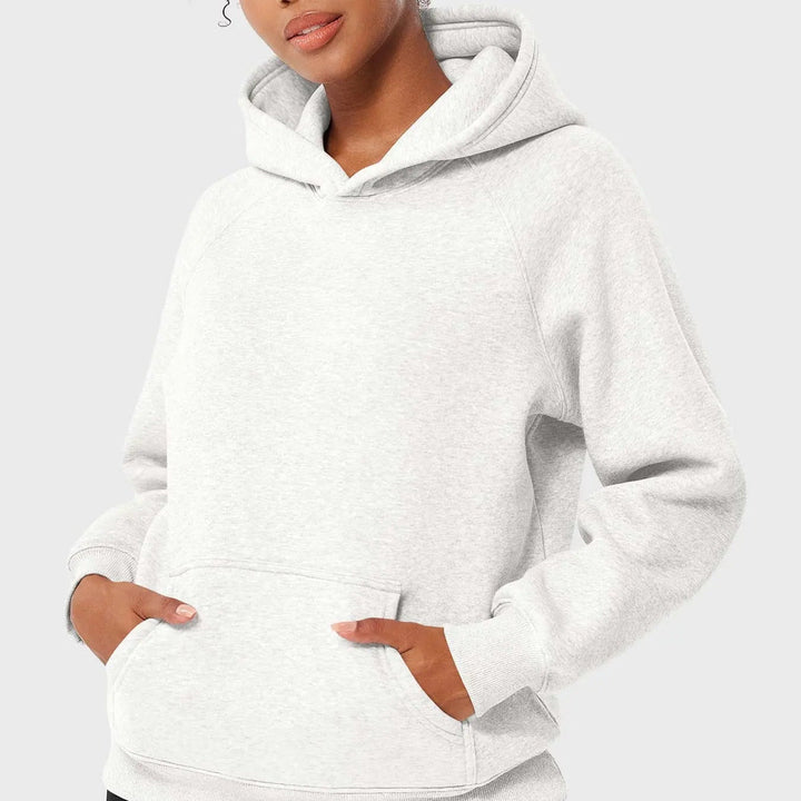 Drune | Damen Hoodie mit Raglanärmeln und Kängurutasche