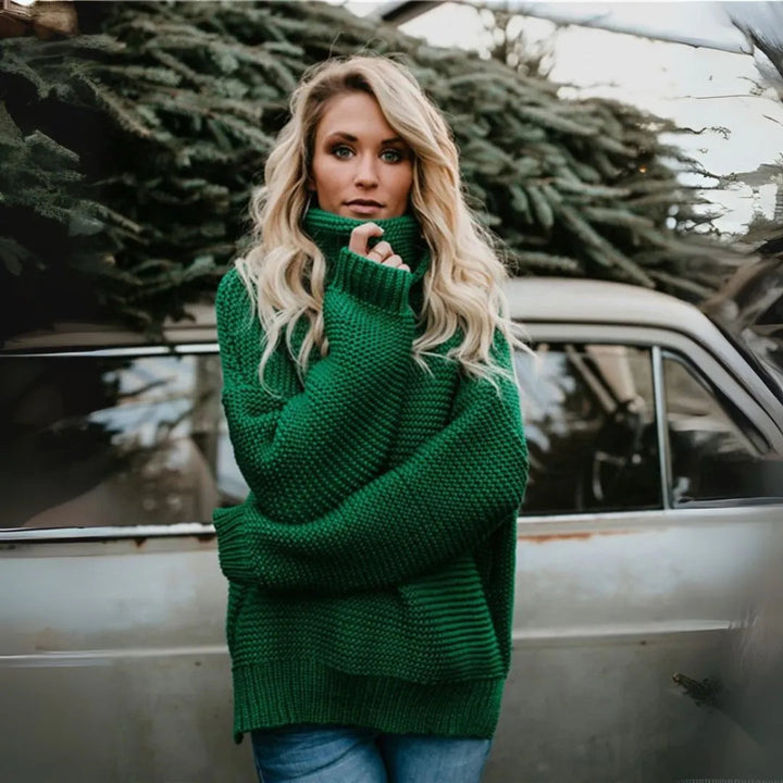 Drune | Übergroßer Rollkragenpullover aus Chunky Strick