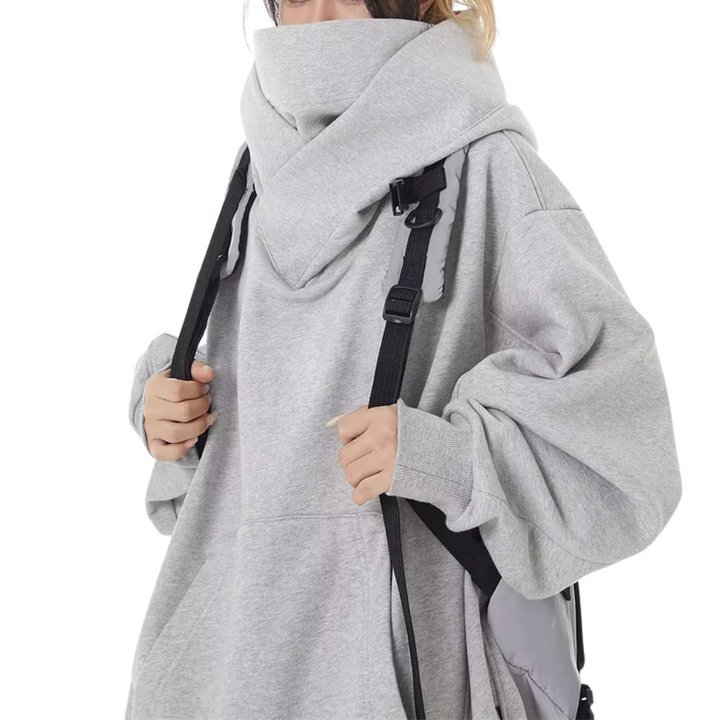 Drune | Übergroßes Sweatshirt mit Turtleneck