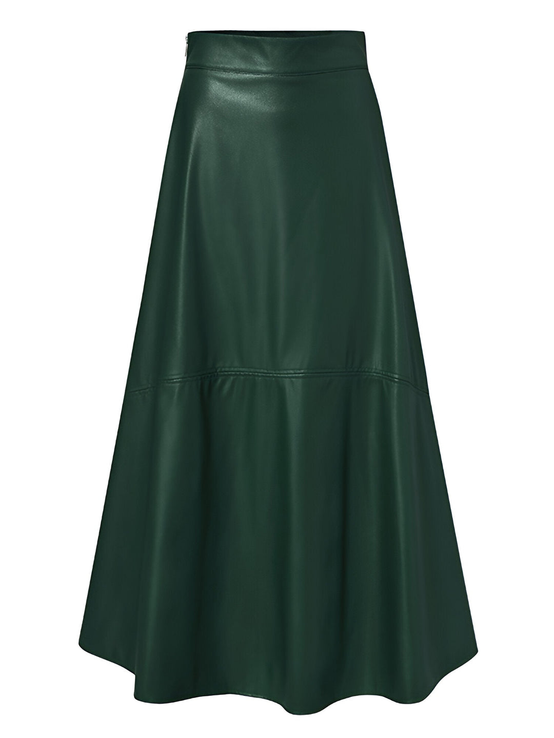 Drune | Eleganter PU-Leder Maxi-Rock