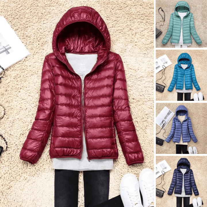 Drune | Ultraleichte Verpackbare Daunenjacke mit Kapuze