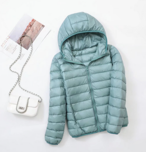 Drune | Ultraleichte Damen Winter Padded Jacke mit Kapuze