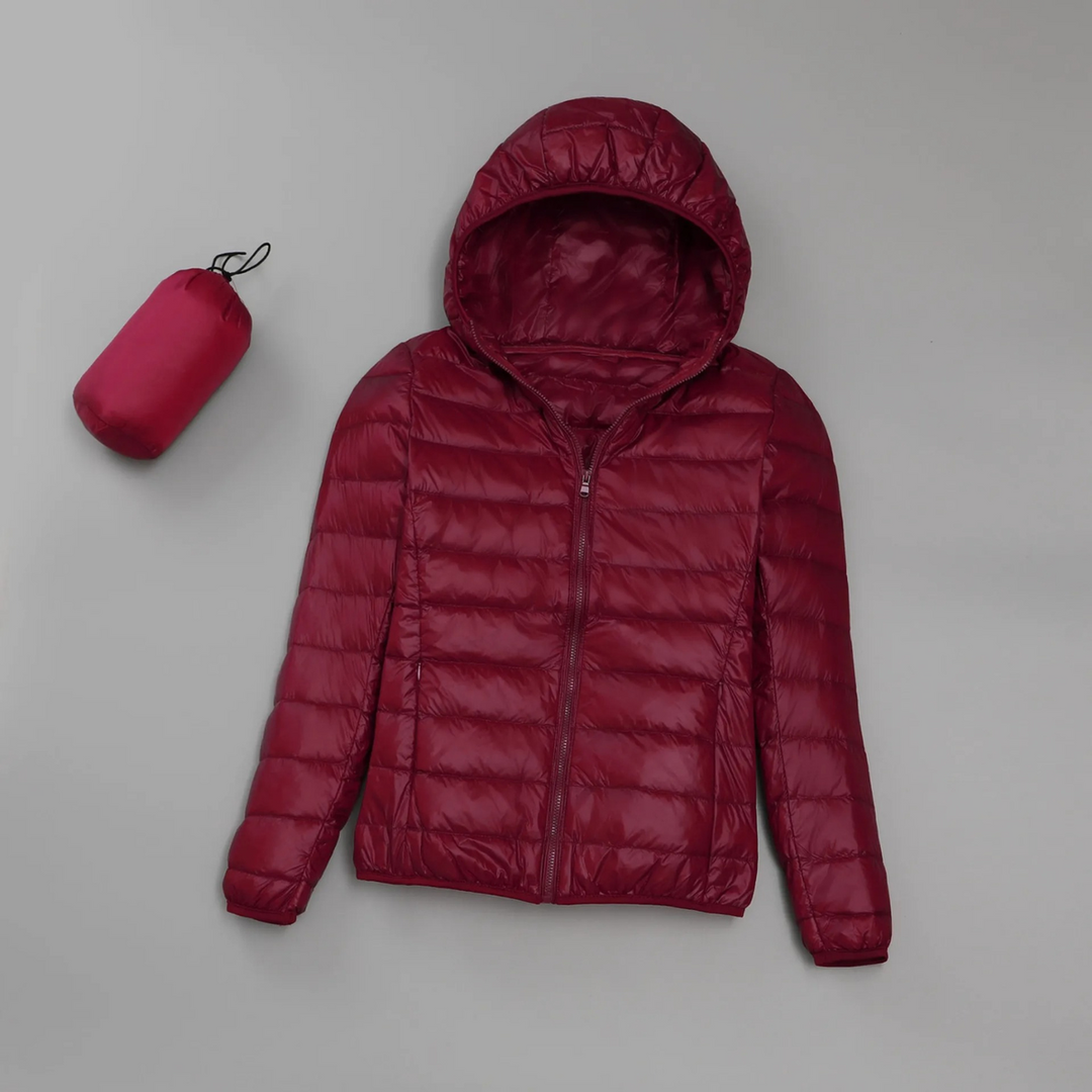 Drune | Ultraleichte Damen Winter Padded Jacke mit Kapuze