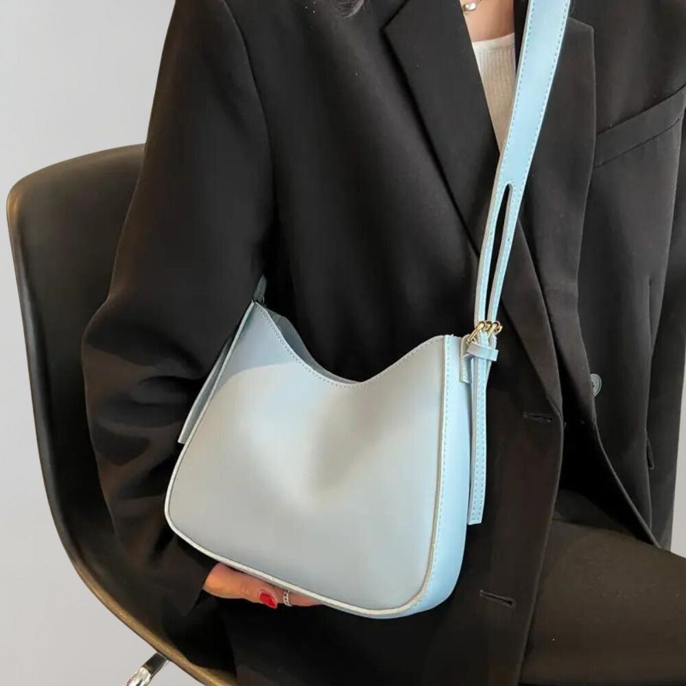 Drune | Reißverschluss Klein Schultertasche Kunstledertasche