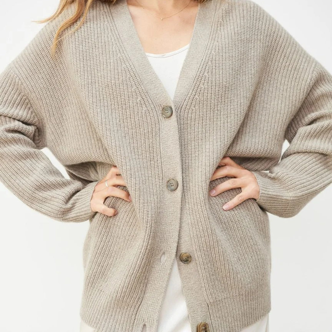 Drune | Oversized Cardigan für Damen mit luxuriösem Komfort