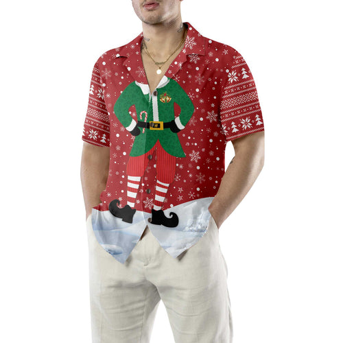 Drune | Einzigartiges Weihnachts-Elf-Kostüm Design Hawaiian Shirt, Lustiges Elf Weihnachts Shirt, Beste Weihnachtsgeschenk Idee