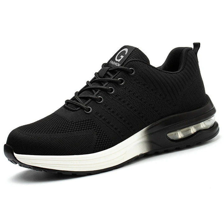 Unisex Sicherheitsschuhe S1 mit Stahlkappe und Kevlar-Zwischensohle Drune