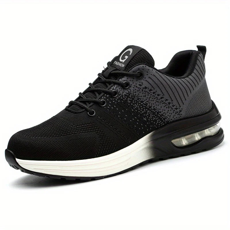 Unisex Sicherheitsschuhe S1 mit Stahlkappe und Kevlar-Zwischensohle Drune
