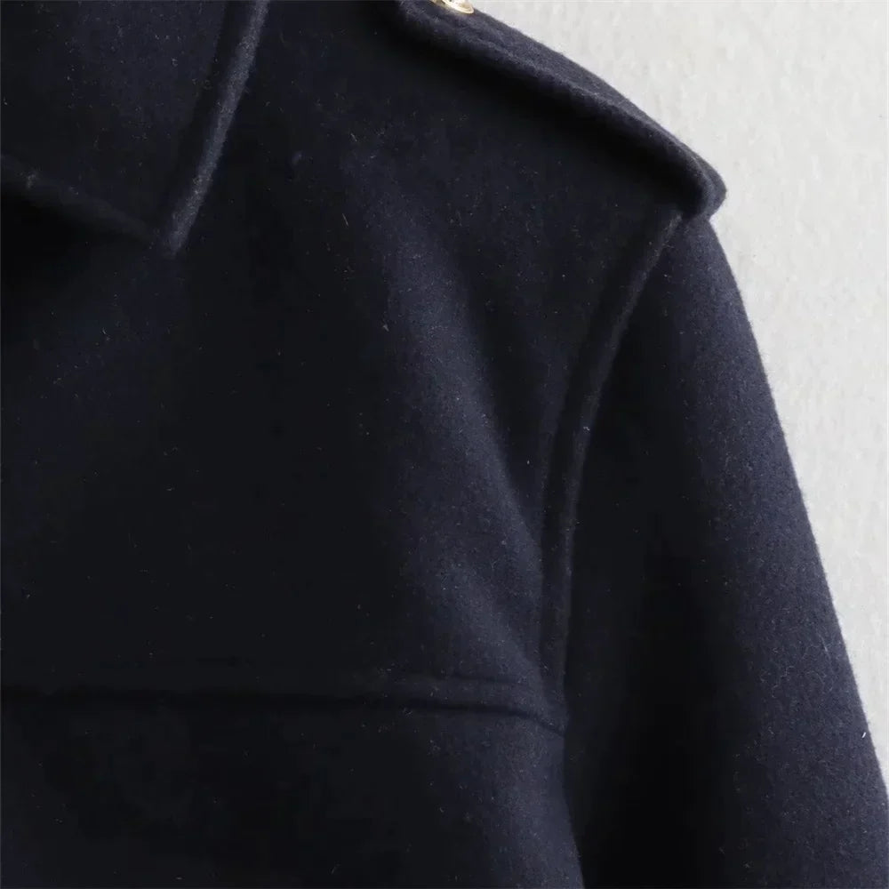 Drune | Neue modisch lässige Jacke mit goldener Schnalle für Frauen