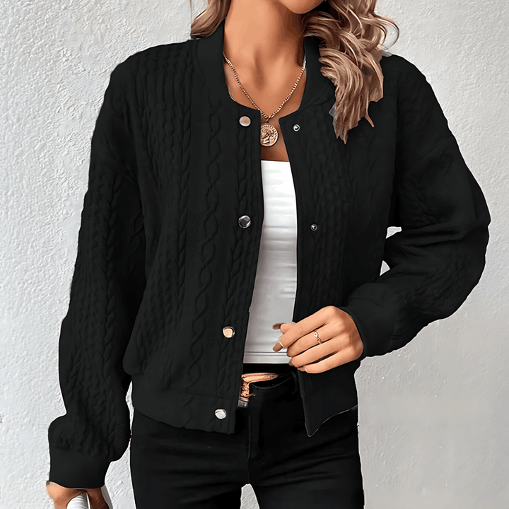 Drune | Strickjacke Im Bomberjackenstil mit Knöpfen