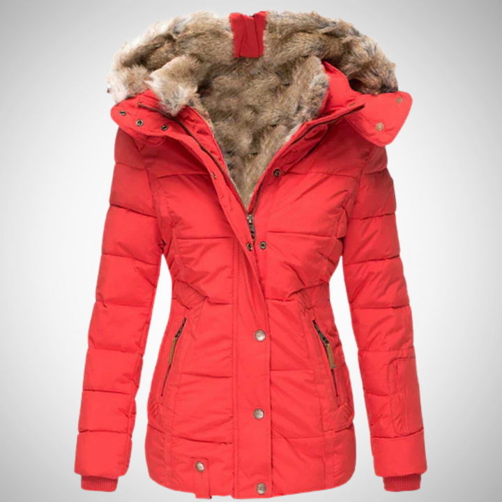 Drune | Elegante Fellgefütterte Winterjacke Für Frauen