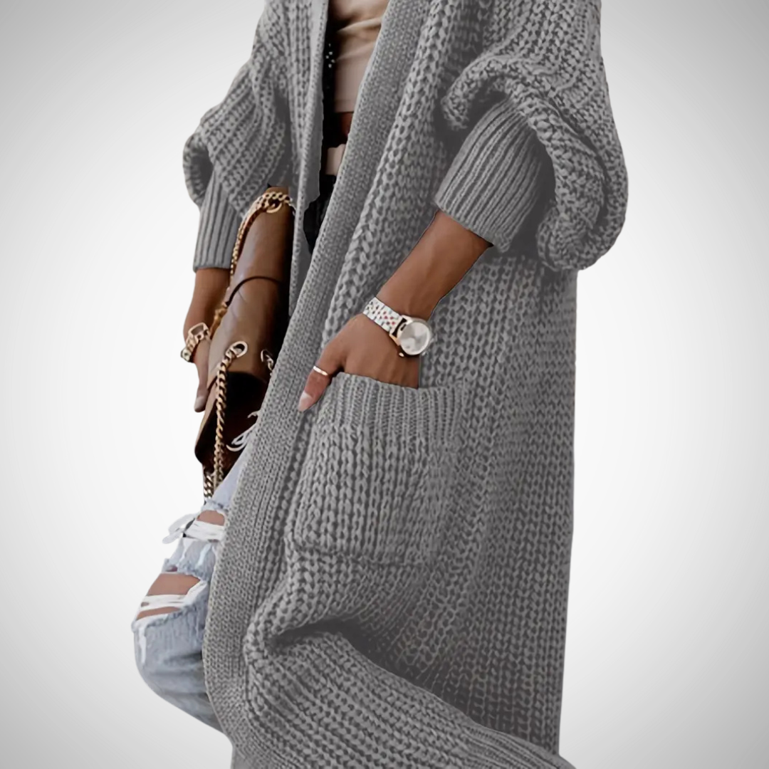 Drune | Lange Gemütliche Strickjacke