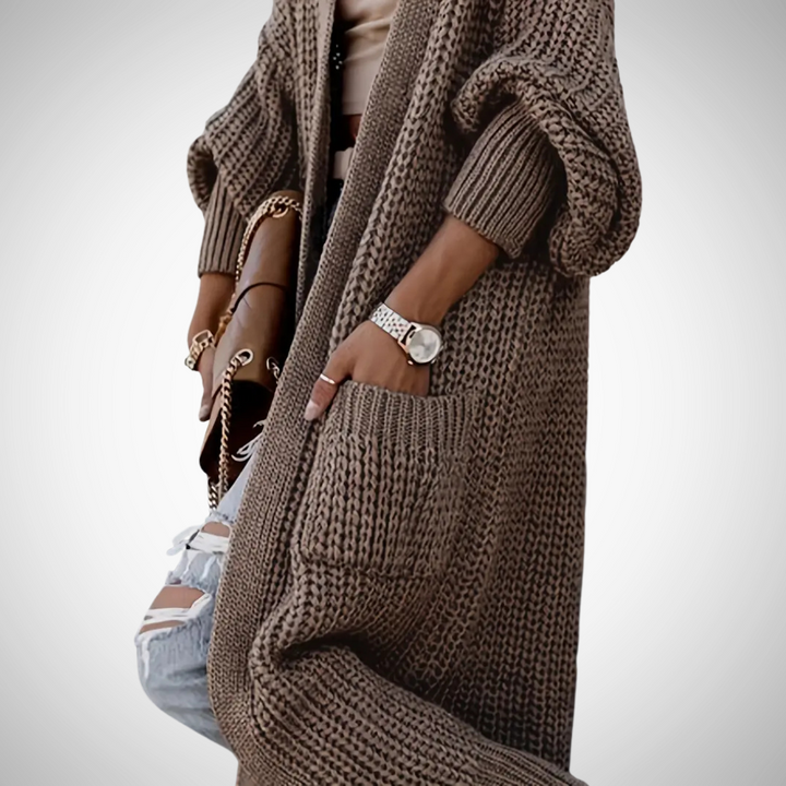 Drune | Lange Gemütliche Strickjacke