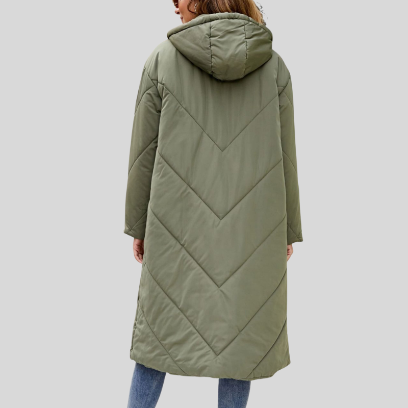 Drune | Lange Winterjacke Mit Kapuze Damen