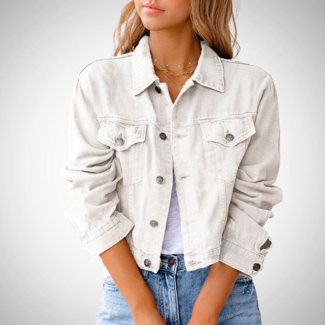 Drune | Chic Herbst Denim Jacke Für Frauen