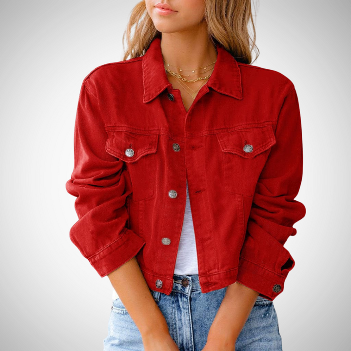 Drune | Chic Herbst Denim Jacke Für Frauen