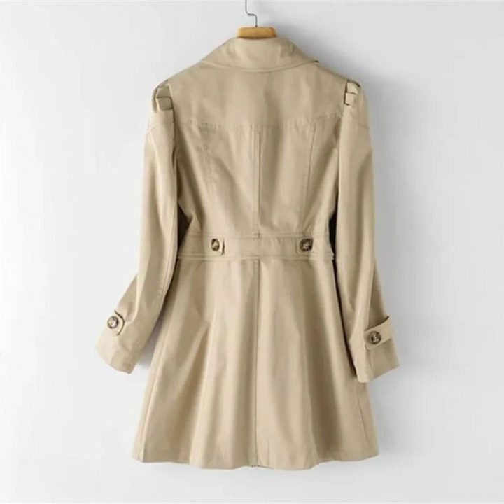Drune | Klassischer Trenchcoat Polyester Elegant, Zeitlos