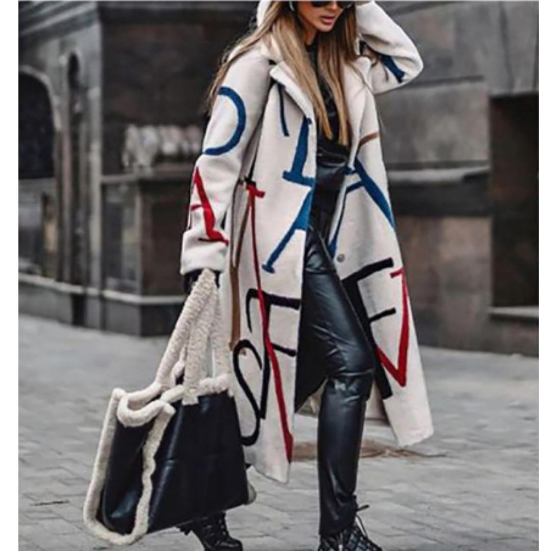 Drune | Blend Graphic Coat - Oversized Fit - Winter Streetwear Schicht
